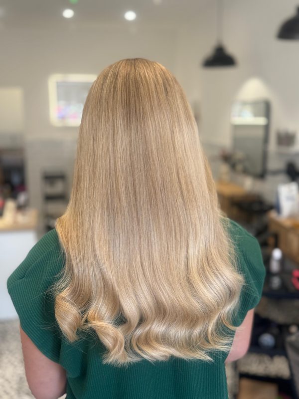A smooth, glossy blow dry